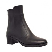 Oferta 37 39 40 Ghete dama negre din piele naturala imblanite L156N